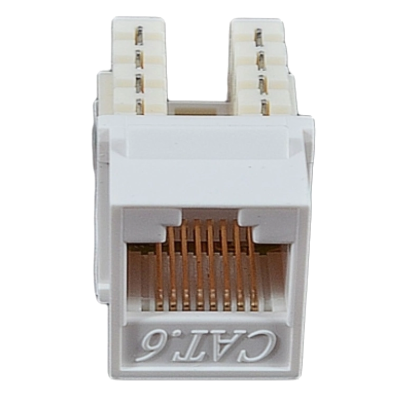 Модуль KeyStone RJ45 UTP, кат. 6, 110, Slim, W – 16.6 мм, белый EPNew 6KTVM-U0WH