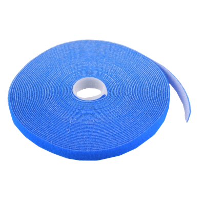 Стяжка-липучка, 12 мм x 10 м, моток, синяя EPNew GT-1210-BL