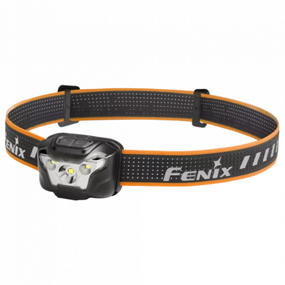 фонарь налобный черный, встроенный аккумулятор или 3 шт ААА Fenix HL18R  