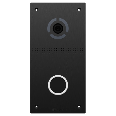 IP вызывная панель с бесконтактной кнопкой вызова Bas-IP AV-05FD black 