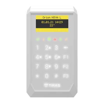 Сенсорная клавиатура OLED Тирас Tiras K-PAD OLED (white)