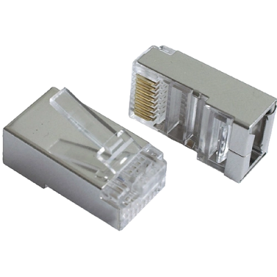 Коннектор экранированный RJ45 кат. 5e