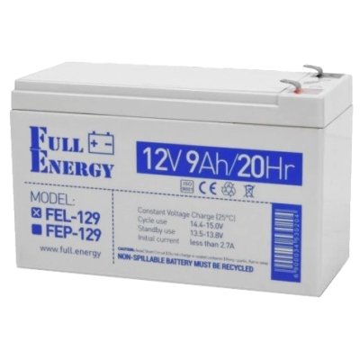 Свинцово-кислотная аккумуляторная батарея Full Energy FEL-129 9А•ч 12В гелевая