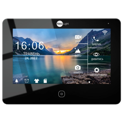 Видеодомофон NeoLight ALPHA HD WF Black