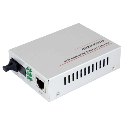 Медиаконвектор (1310TX&1550RX, 10/100, 20км SC) TelStream MC-118/320SC