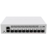 Коммутатор 9 портов управляемый MikroTik CRS310-1G-5S-4S+IN 10G SFP+