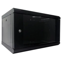 Шкаф коммутационный настенный 6U 600x450 разборный Hypernet WMNC-6U-FLAT-AC-BLACK