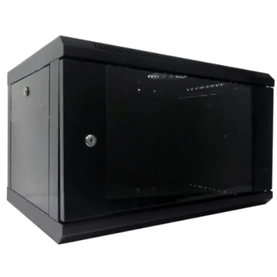 Шкаф коммутационный настенный 6U 600x450 разборный Hypernet WMNC-6U-FLAT-AC-BLACK