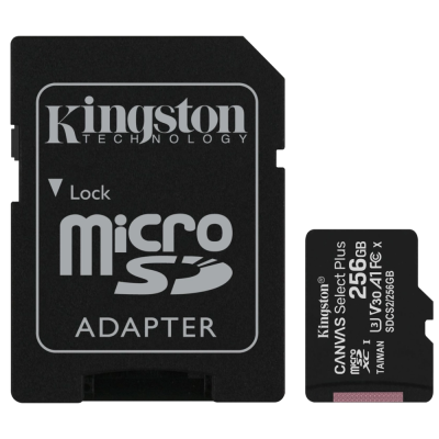 Карта памяти microSDXC Kingston 256Гб