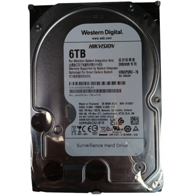 Жесткий диск внутренний Western Digital WD63PURU-78 6Тб