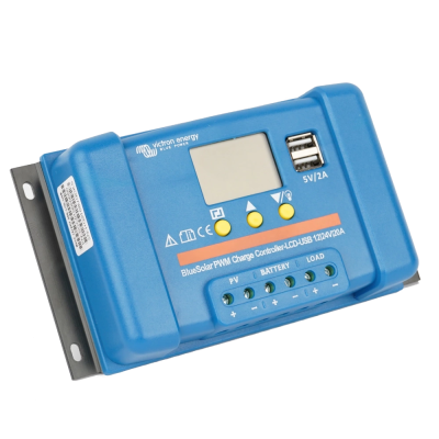 Контроллер заряда Victron Energy BlueSolar PWM-LCD&USB 12/24V-20A(20A, 12/24В)