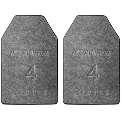 Комплект бронеплит 4 клас «SAPI Екстра Мала БЗ» (2шт.) 2.3 кг