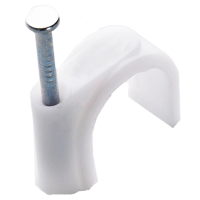 Кабельная клипса круглая 5 мм (пач. 100шт.) APRO Кабельная клипса круглая 5 мм (пач. 100шт.) APRO