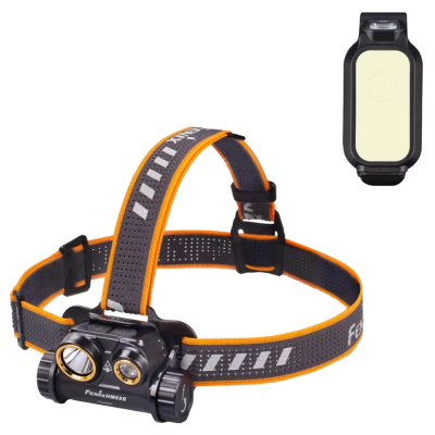 Фонарь налобный + Фонарь универсальный Fenix HM65R + Fenix E-LITE