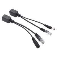 POE инжектор 802.3at (30Вт), Black, OEM Q50 пассивный (пара)