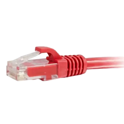 Патч-корд литой красный UTP, RJ45 1m, кат. 5Е Hypernet PC-UTP-1M-RD
