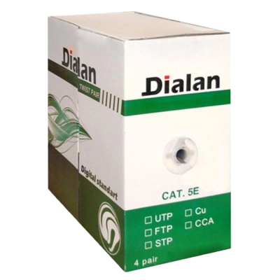 Кабель Dialan UTP Сat.5Е 4PR CU PE Outdoor 305 м