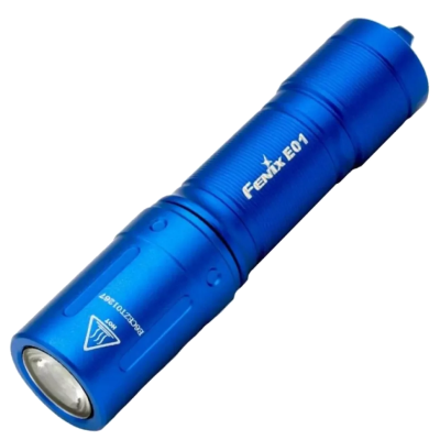 Фонарь ручной голубой Fenix E01 V2.0