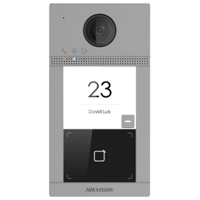 2 Мп IP вызывная панель  IP65, IK08 с Wi-Fi DS-KV8113-WME1(C)/Flush