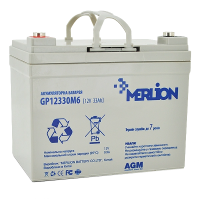 Аккумуляторная батарея MERLION AGM GP12330M6 12 V 33 Ah