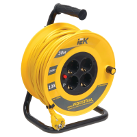 Удлинитель-катушка 4гн 30м З/К УК30 т/с (3х1,5мм2) IP44 IEK
