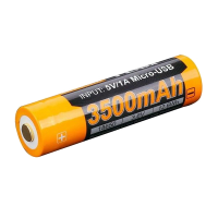 Аккумулятор 18650 3500 mAh micro usb зарядка Fenix ARB-L18-3500U