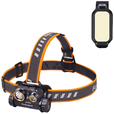 Фонарь налобный + Фонарь ручной Fenix HM70R + Fenix E-LITE