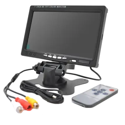 Монитор для видеонаблюдения TFT 7", AV, 1024*600ips, 12V, BOX