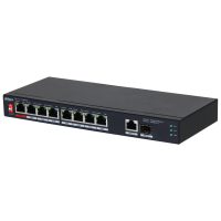 Коммутатор 8 портов неуправляемый Dahua DH-PFS3110-8ET1GT1GF-96 PoE