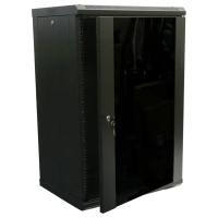 Шкаф коммутационный настенный 18U 600x450 разборный Hypernet WMNC-18U-FLAT- BLACK