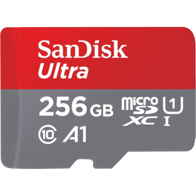Карта памяти SANDISK 256GB Ultra microSDHC UHS-I Card A1 Class 10
