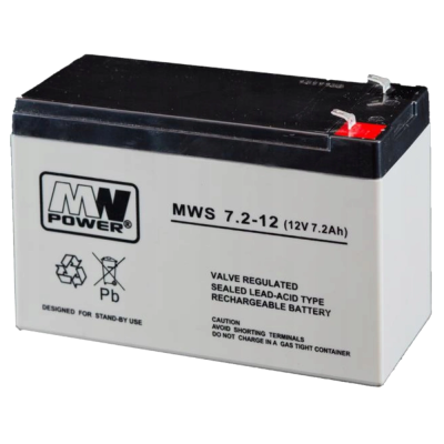 Аккумуляторная батарея MW Power MWS 7.2-12 (12V 7.2Ah) AGM