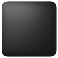 Кнопка одноклавишного или проходного выключателя Ajax SoloButton (1-gang/2-way) [55] black