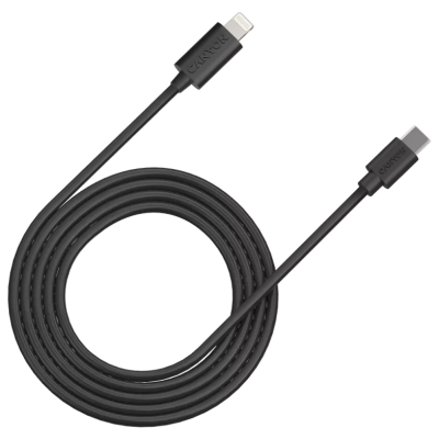 Кабель Canyon CFI12B black (Lightning - USB-C ) 2м 20Вт