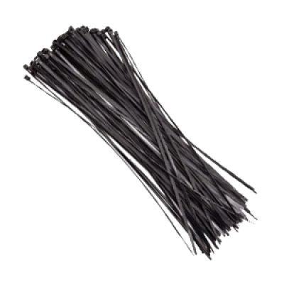 Хомут черный Courbi 370х7,6 (100шт)