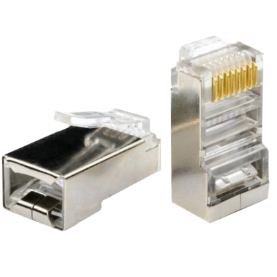 Коннектор RJ45 cat.5e (экранированный) FTP P8P8CFTP P8P8C