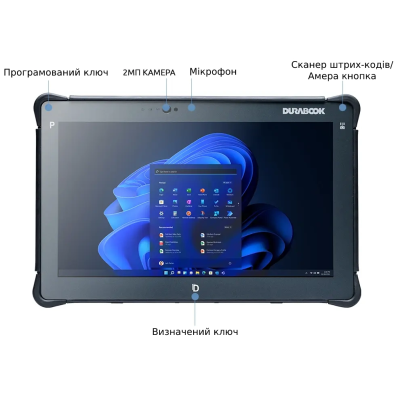 Планшет Durabook R11 11.6FHD/Intel i5-8250U/8/128F/int/LTE/W10P