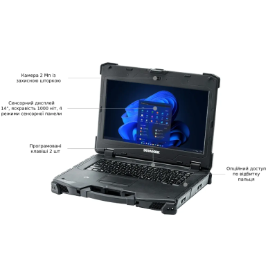 Ноутбук Durabook Z14I 14FHD AG Touch/Intel i5-1135G7/8/256F/int/W10P