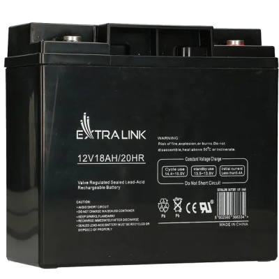 Аккумулятор Extralink AGM 12V 18 Ah