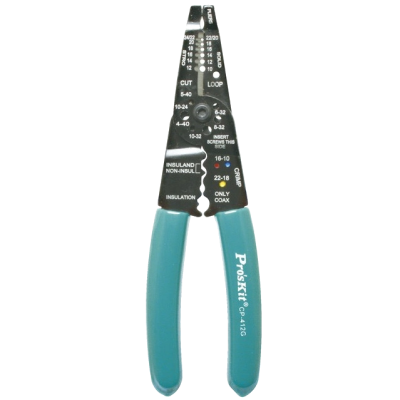 Клещи для обжима и зачистки Pro'sKit CP-412G