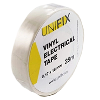 Изоляционная лента бела 0.17х18мм25м UNIFIX ETU-25W
