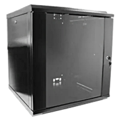 Шкаф коммутационный настенный разборной Hypernet WMNC66-12U-FLAT-BLACK 12U 600x600