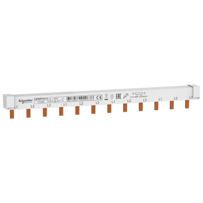Гребенчатая шина на 12 модулей Schneider Electric EZ9XPH312 EASY9 63A 3P