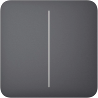 Кнопка двуклавишного выключателя Ajax SoloButton (2-gang) [55] graphite кнопка
