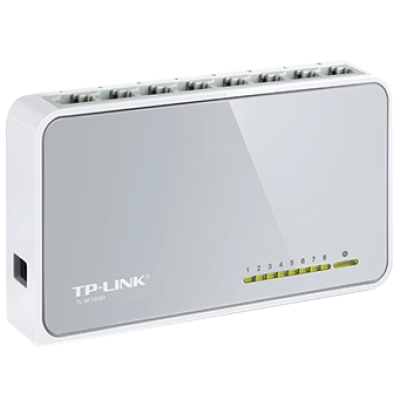 8-портовый 10/100 Мбит/с настольный коммутатор TP-LINK TL-SF1008D