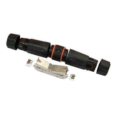 Водонепроницаемый соединитель для витой пары, кат. 6a STP IP68