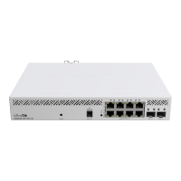 Коммутатор 8 портов управляемый MikroTik CSS610-8P-2S+IN PoE