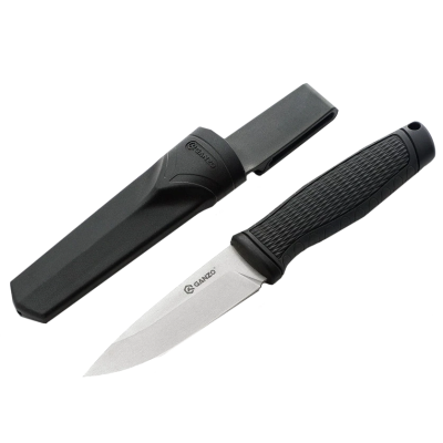 Нож черный с ножнами Ganzo G806-BK