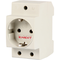 Розетка на DIN-рейку 230 В Enext e.socket.pro.din.tms