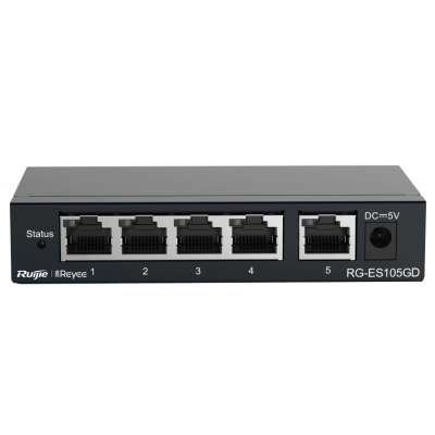 Коммутатор 5 портов неуправляемый Ruijie Reyee RG-ES105GD